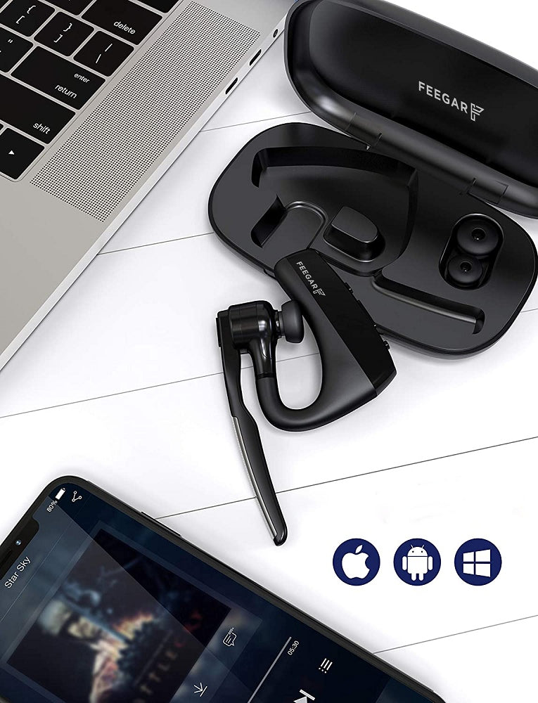 Bluetooth 5.1 Headset for Driver Feegar BOND Pro 16h CVC Wireless Brand Feegar