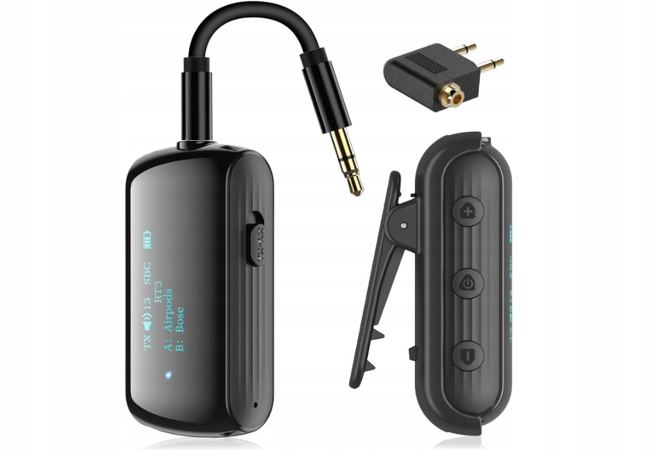 Bluetooth 5.2 Adapter Yocowoco RT3 Transceiver with Display Manufacturer code 23649852