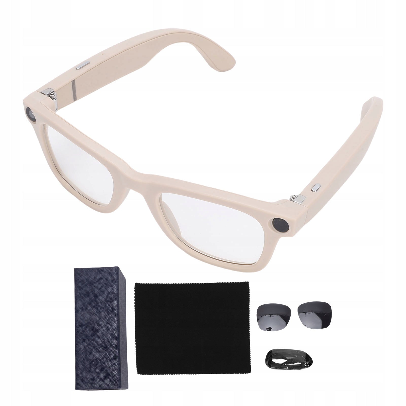 Bluetooth 5.3 glasses, AI 1080P 30fps smart glasses for travel