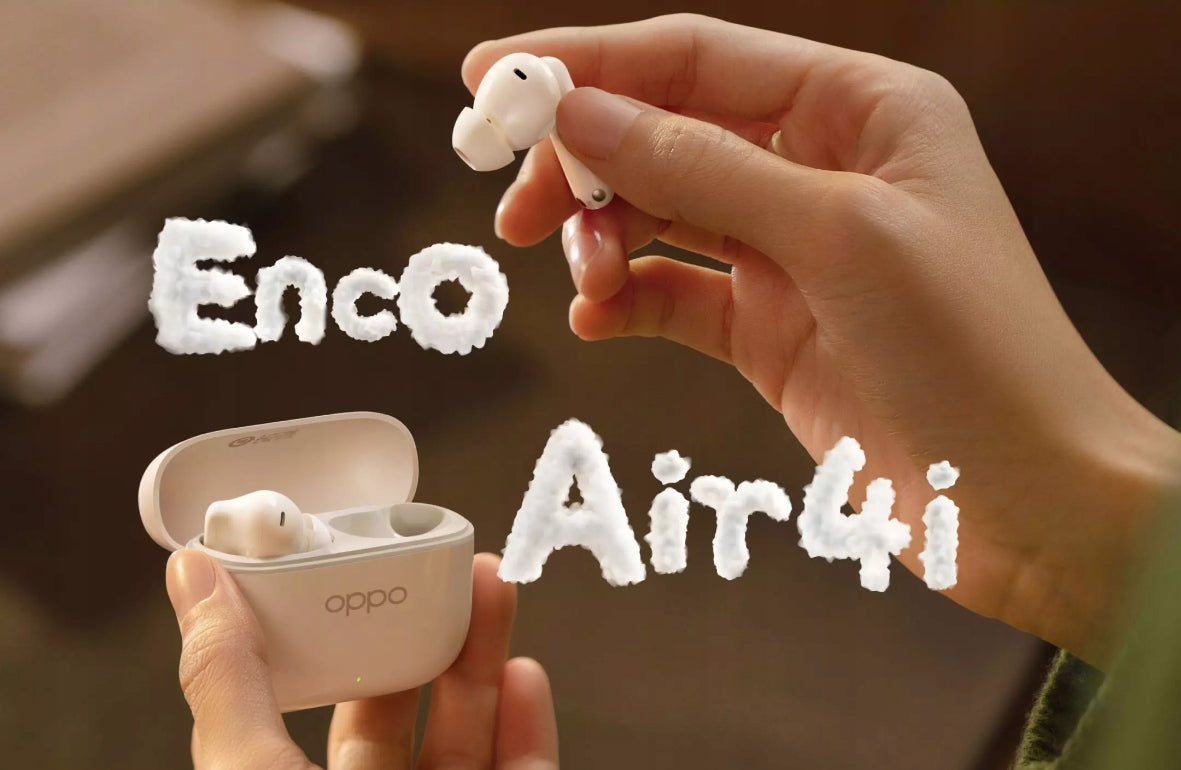 Bluetooth 5.4 in-ear headphones available 54H OPPO Enco Air4i black Manufacturer code OPO-AIR4i-BK