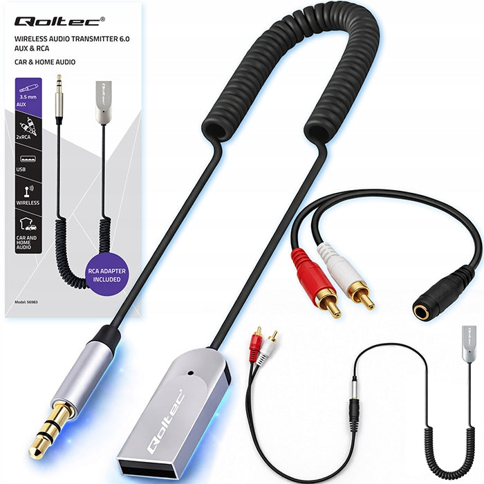 Bluetooth 6.0 AUX USB Car Receiver Microphone for Tower and Car