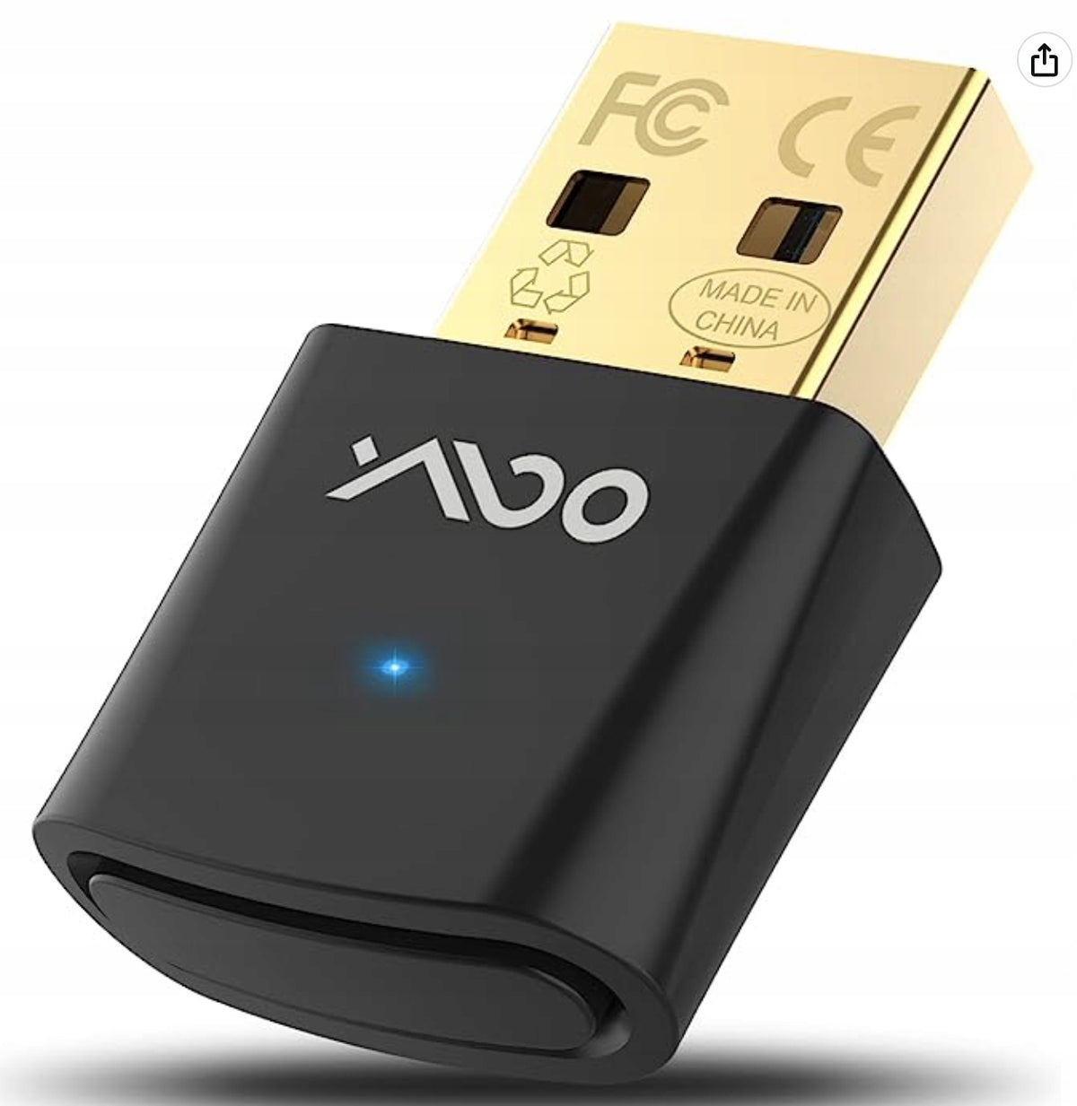 Bluetooth Adapter USB Audio Transmitter Receiver aptX Microphone for PC and PS5