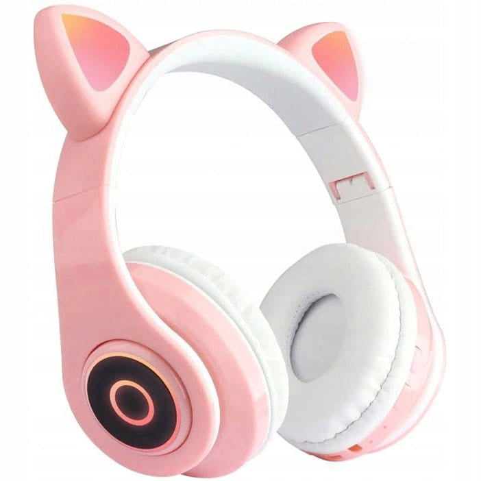 Bluetooth Cat Ear Headphones B39 WIRELESS CAT EARS PINK FOR KIDS Manufacturer code 237218393