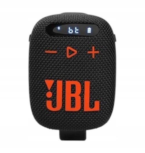 Bluetooth+FM Speaker JBL Wind 3 5W Waterproof+Bicycle Holder Orange-Black Brand JBL