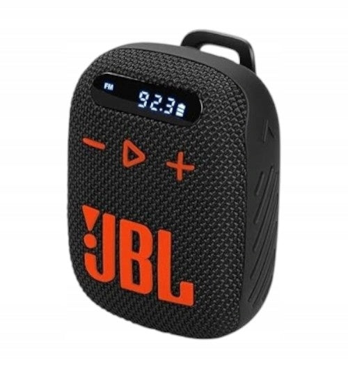 Bluetooth+FM Speaker JBL Wind 3 5W Waterproof+Bicycle Holder Orange-Black Manufacturer code JBLWIND3BA0