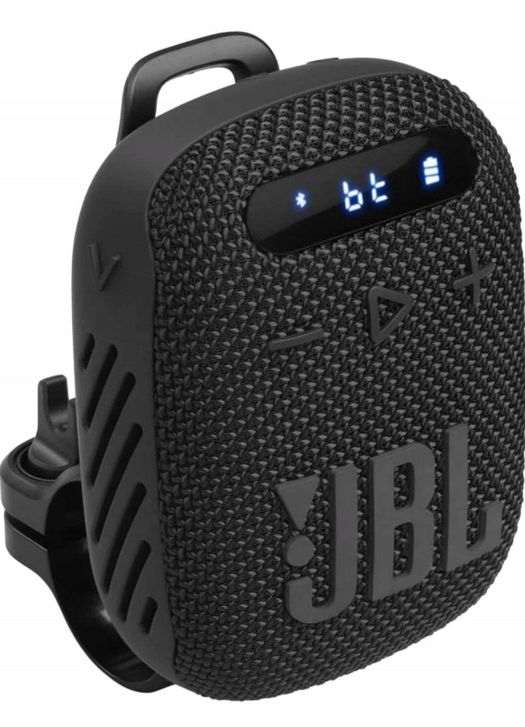 Bluetooth+FM Speaker JBL Wind 3 5W Waterproof +bike/motor holder black Packaging status original