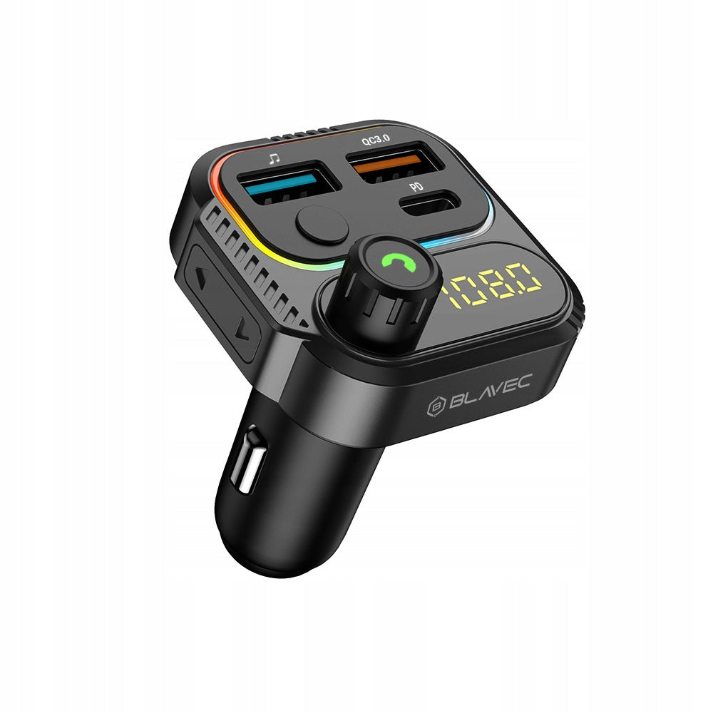 Bluetooth FM Transmitter Car Charger USB-C PD 36W + 2xUSB-A QC3.0 Manufacturer code 5900217445241