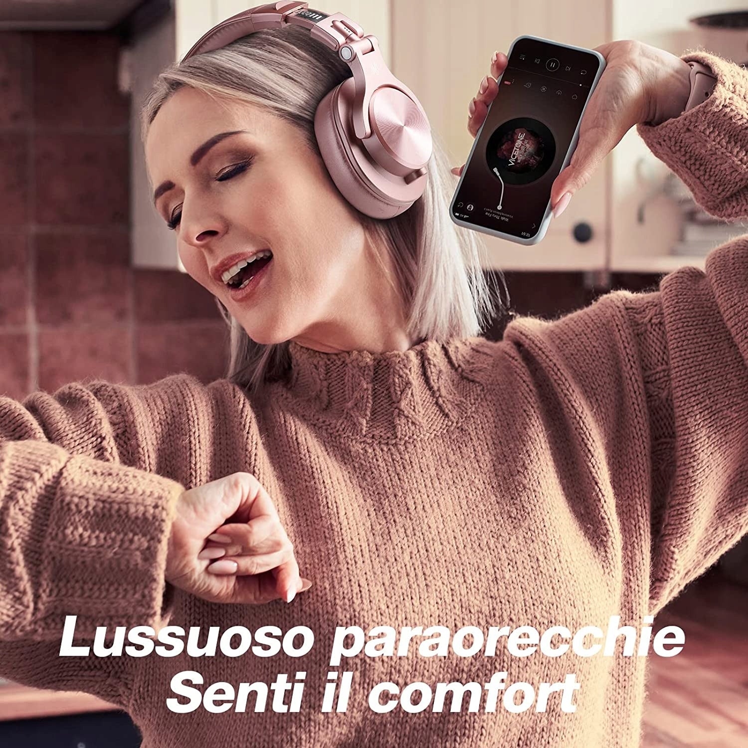 Bluetooth Headphones Wireless and Gift One Odio Fusion Pink EAN (GTIN) 0191491365973