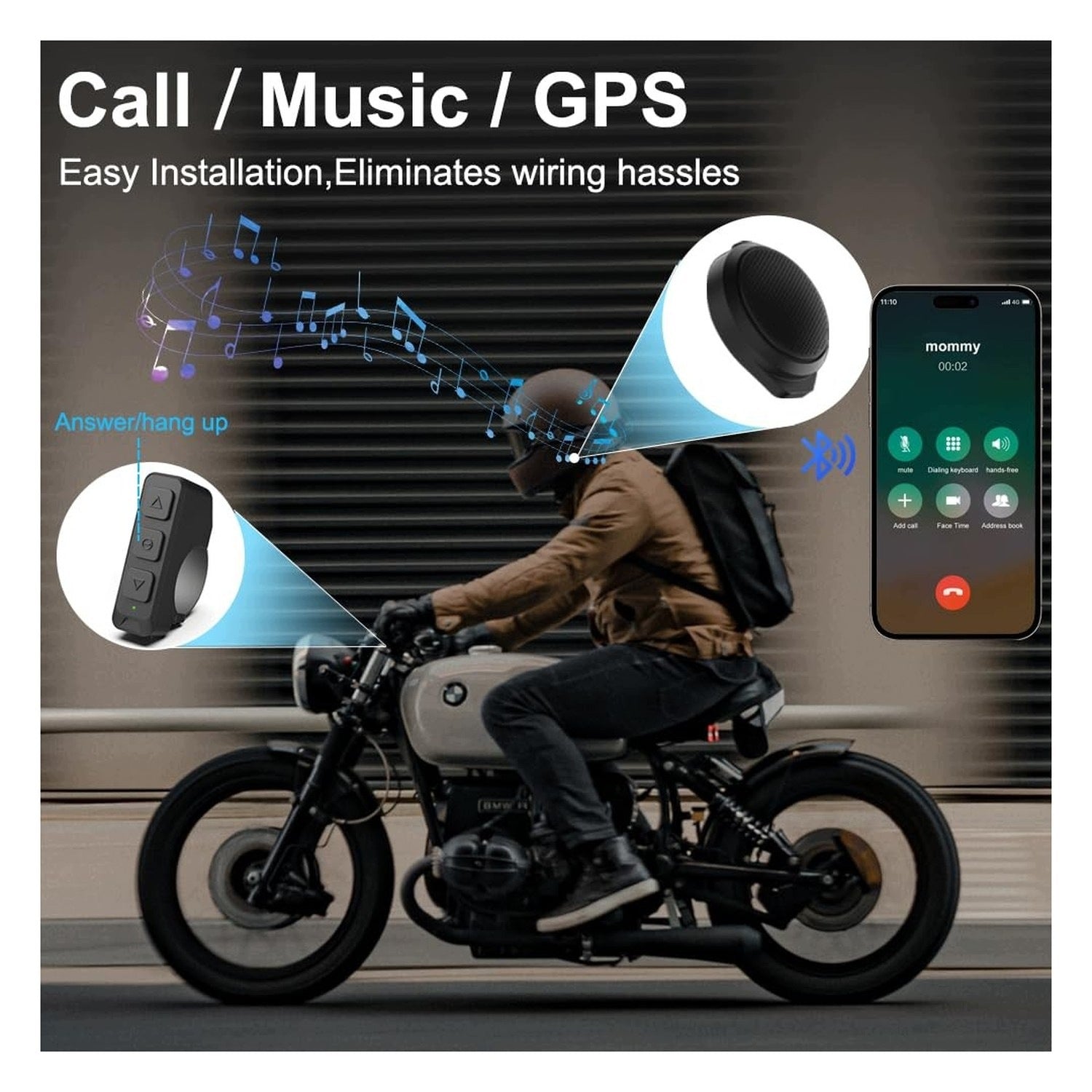 Bluetooth Headphones for Motorcycle Helmet - Noise Cancelling Manufacturer no brand