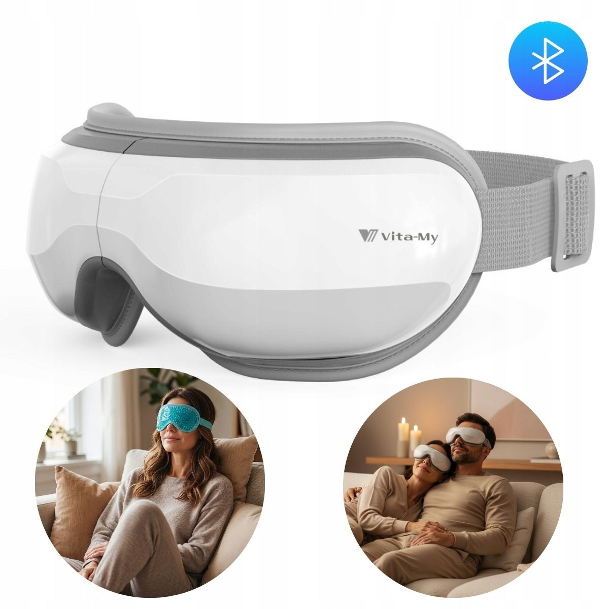Bluetooth Heated Eye Massager Vita-My