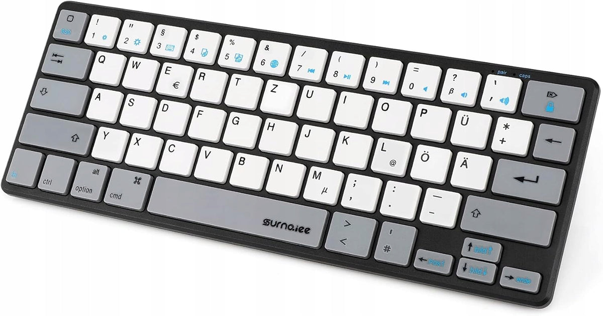 Bluetooth Keyboard 64 Keys iOS MacBook iPad 60% Wireless