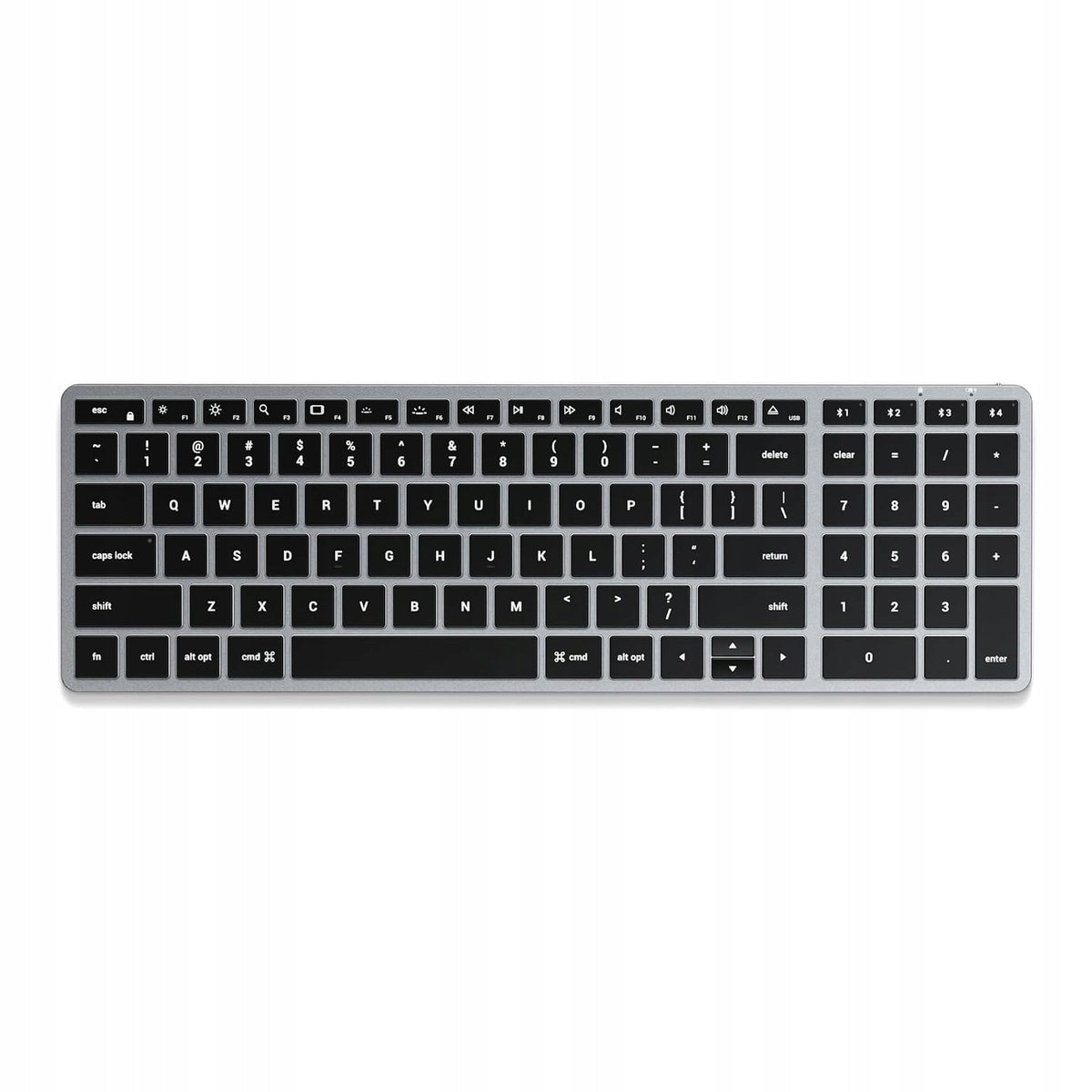 Bluetooth Keyboard SATECHI Slim X2 Aluminum Backlit QWERTY US