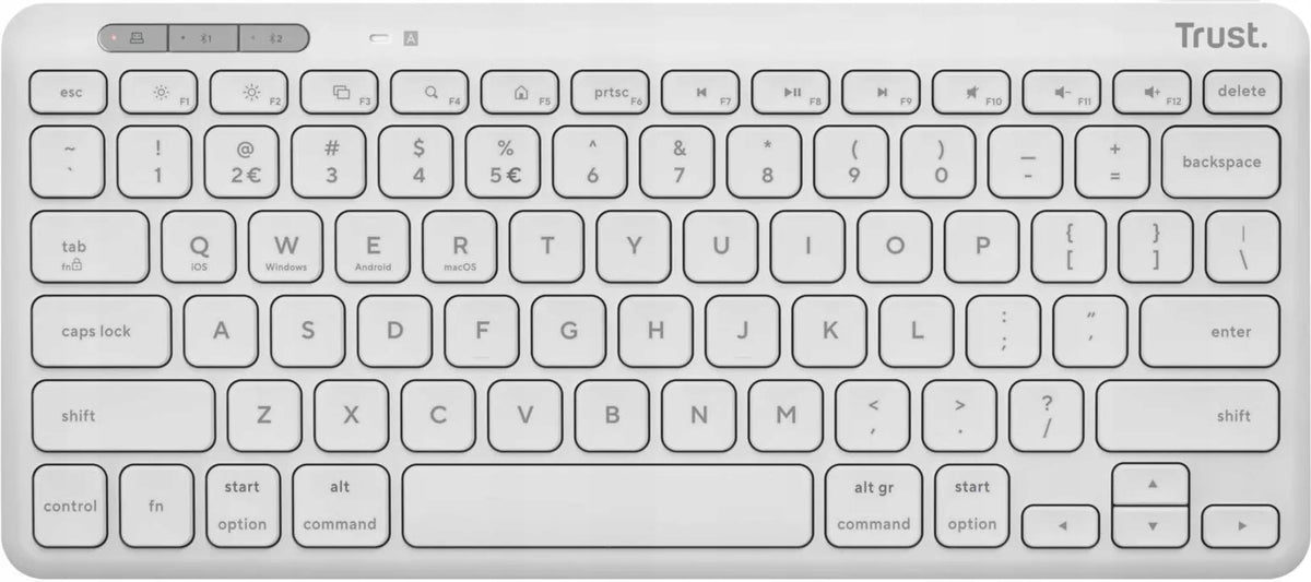 Bluetooth Keyboard + USB Radio Trust Lyra Wireless Compact