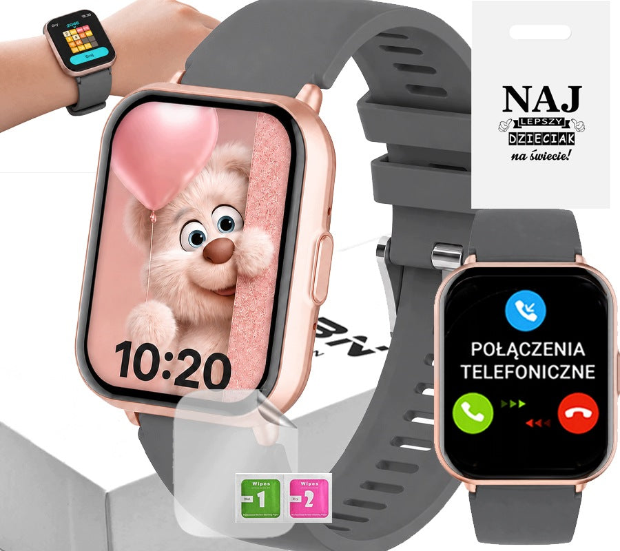 Bluetooth Kids Smartwatch | Notifications | Heart Rate | Steps | EN