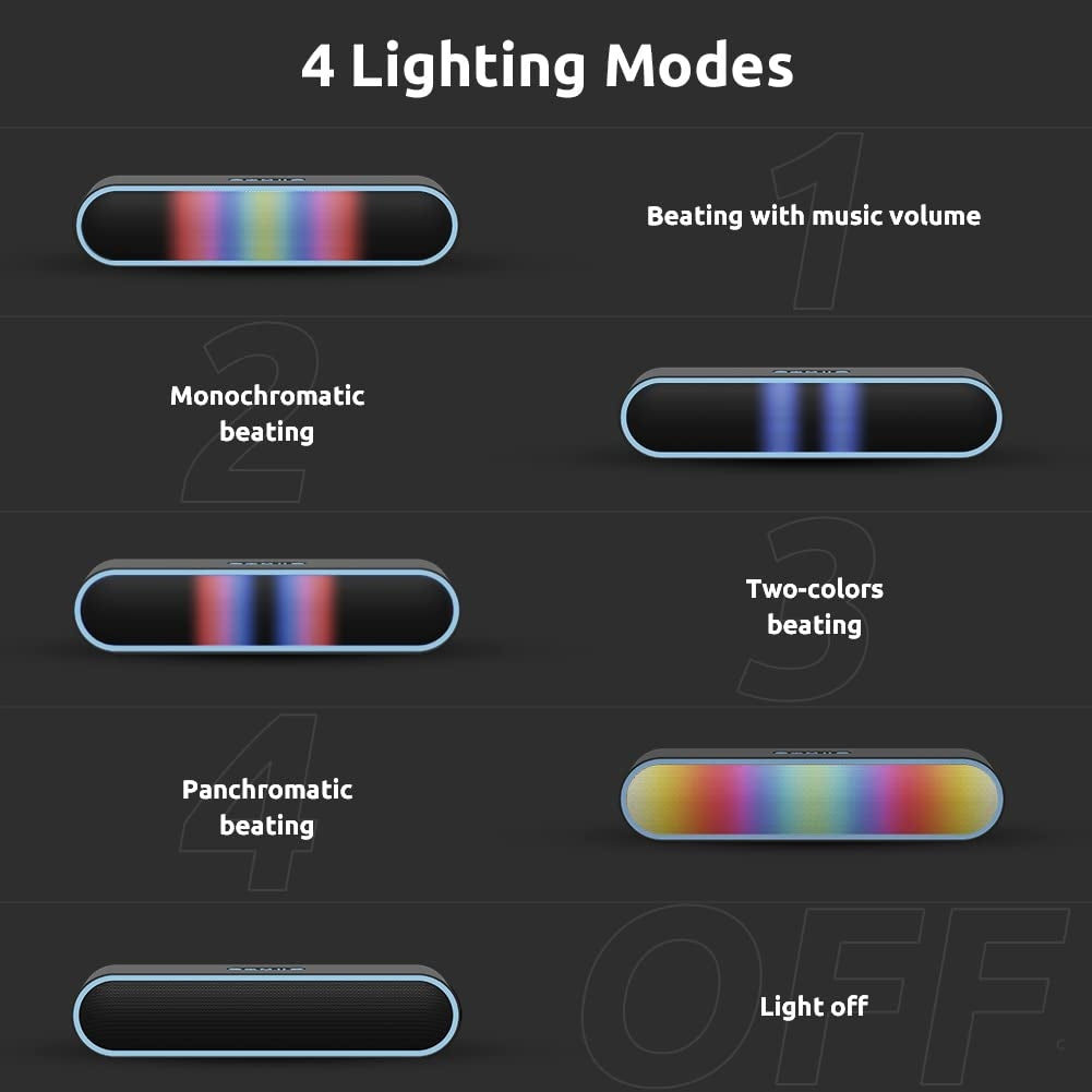 Bluetooth LED Speaker With Hands-Free Function Brand no brand