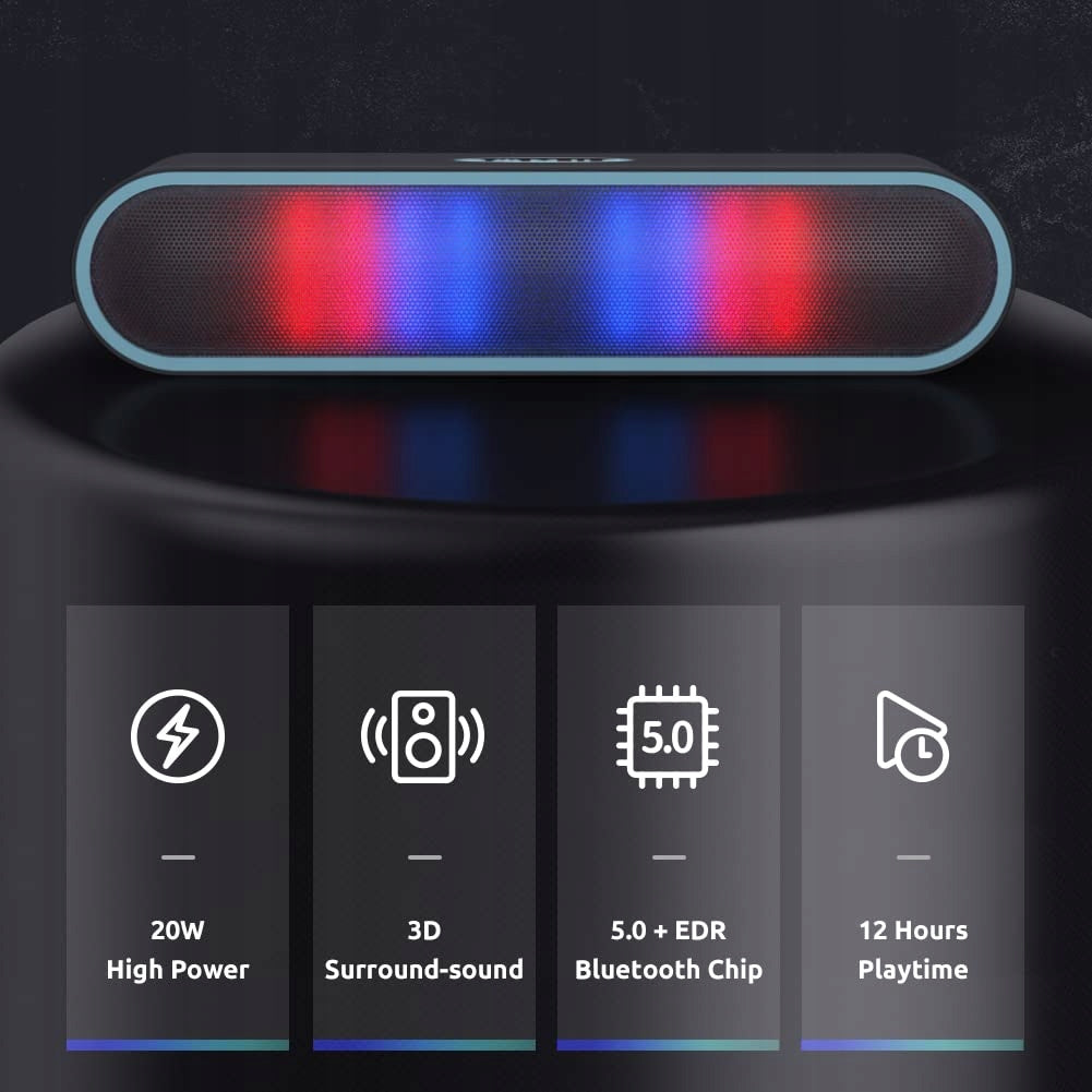 Bluetooth LED Speaker With Hands-Free Function EAN (GTIN) 5907684162718