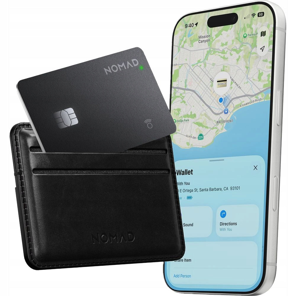 Bluetooth Locator for Apple Find My Nomad Strong Thin Wallet Card Packaging status original