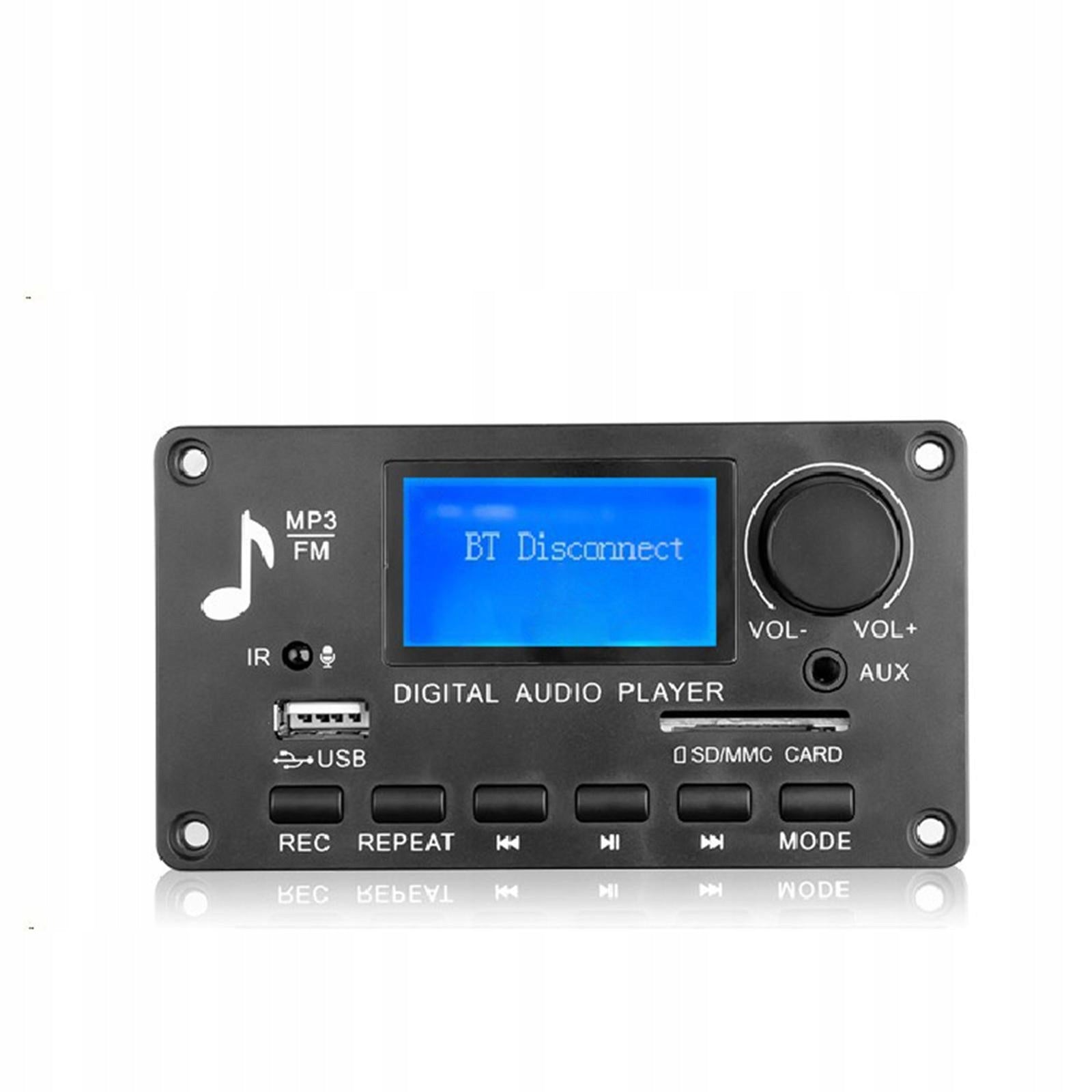 Bluetooth MP3 Decoder Board USB TF USB FM Car Radio 12V W/ Remote Control Brand no brand