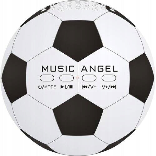 Bluetooth Mobile Speaker 5.0 ZR2 Football Music Angel White-Black 6W