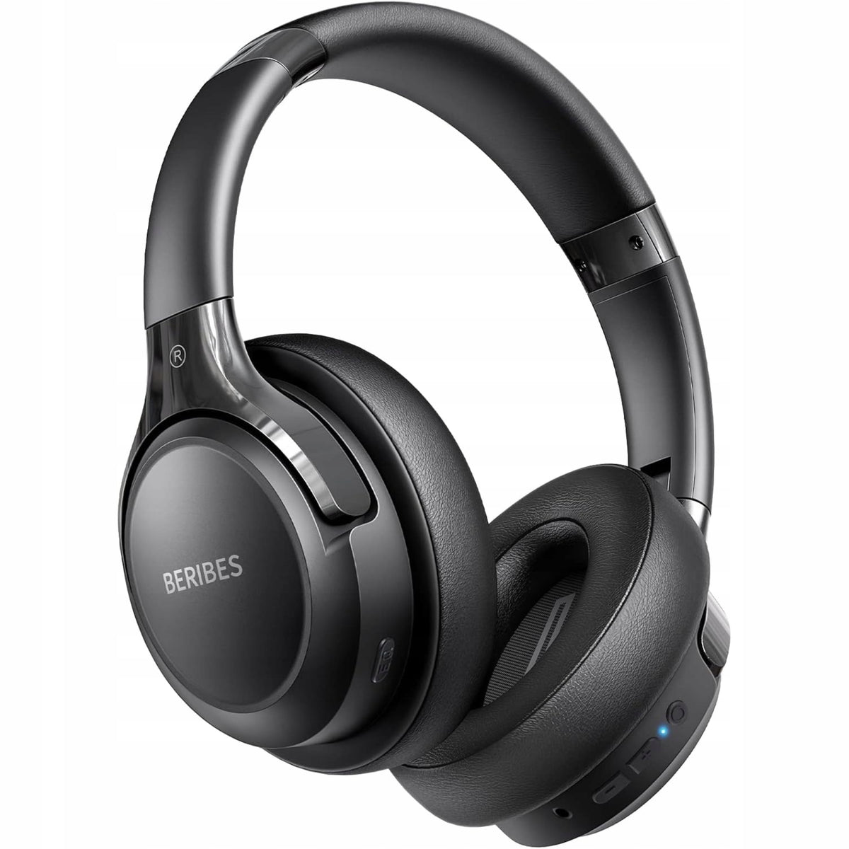 Bluetooth On-Ear Headphones Wireless 65H HiFi Bass Microphone Foldable