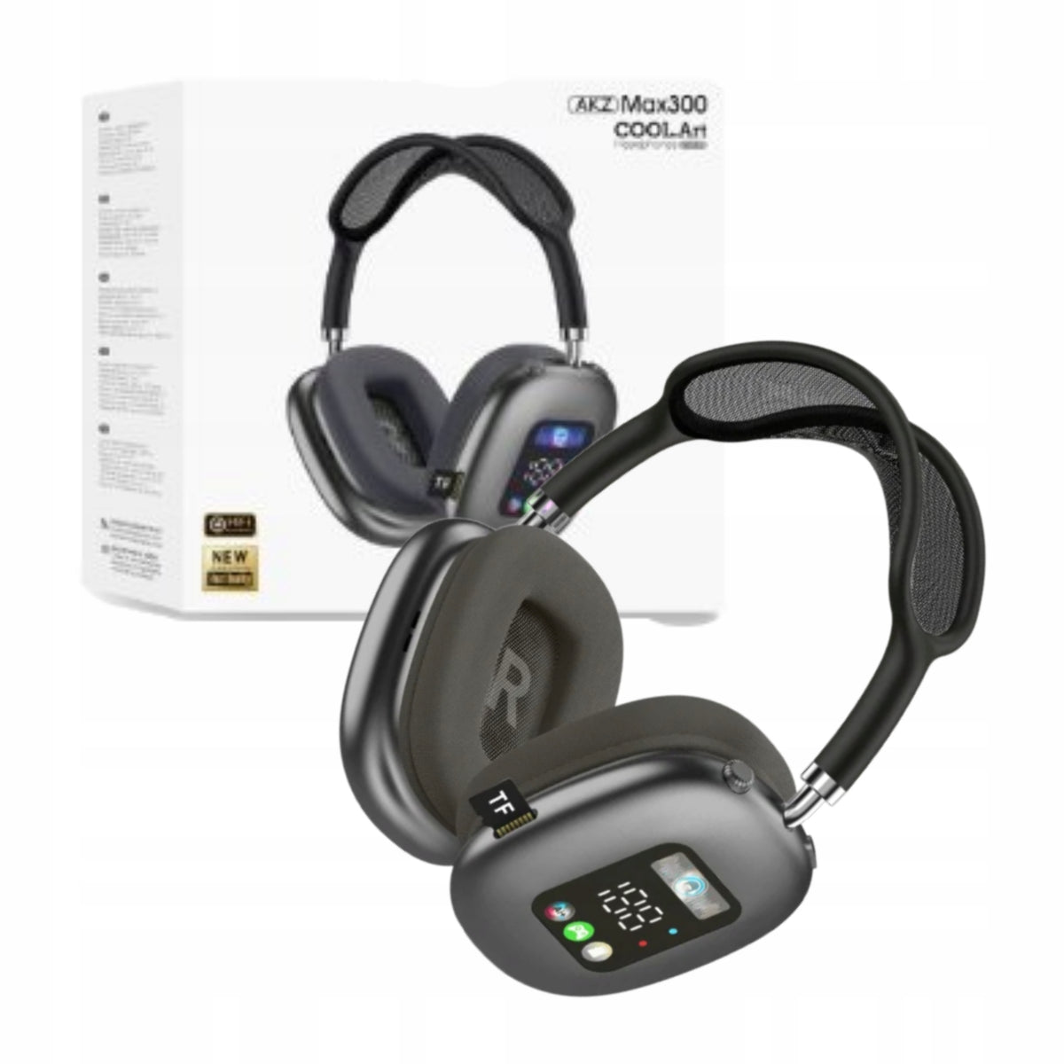 Bluetooth On-Ear Sports Headphones with RGB Mount Card Reader Bass EAN (GTIN) 5902003107036