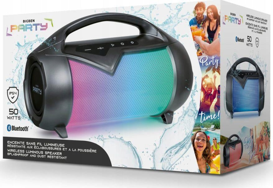 Bluetooth Party Outdoor Speaker LED Backlight 50W Big Ben Batteries included yes