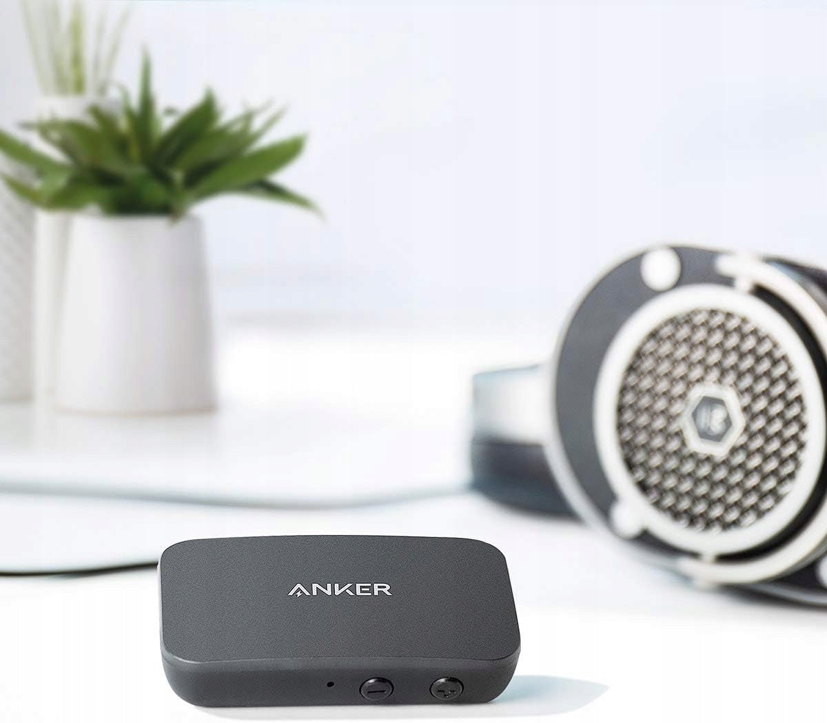Bluetooth Receiver Anker SoundSync 12h AUX Jack Auto Handsfree A3352 Packaging status original