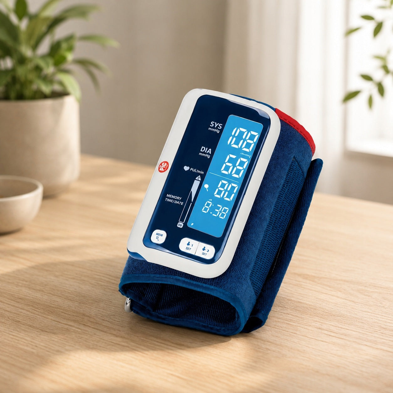 Bluetooth Shoulder Blood Pressure Monitor Automatic Application PIC Mobile Rapid Medical device no