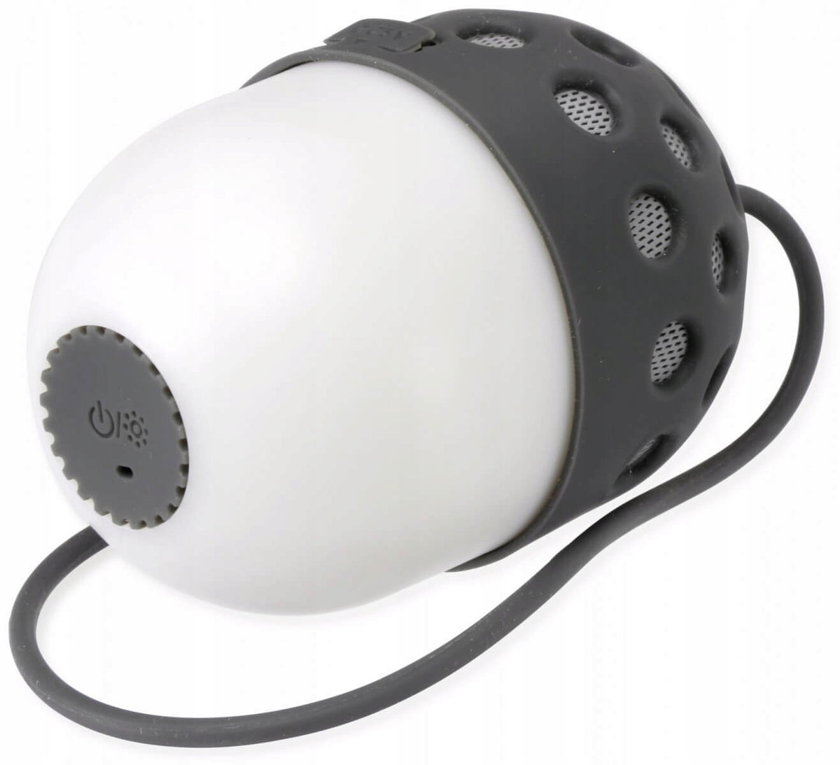 Bluetooth Shower Speaker with LED Light Effects Grey Brand Dunlop