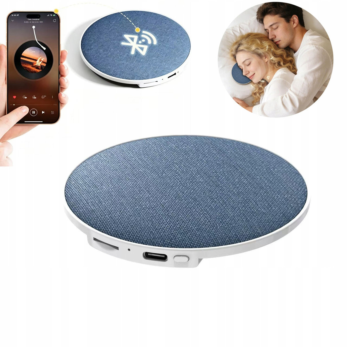 Bluetooth Sound Pro Timer HiFi Stereo Pillow Speaker