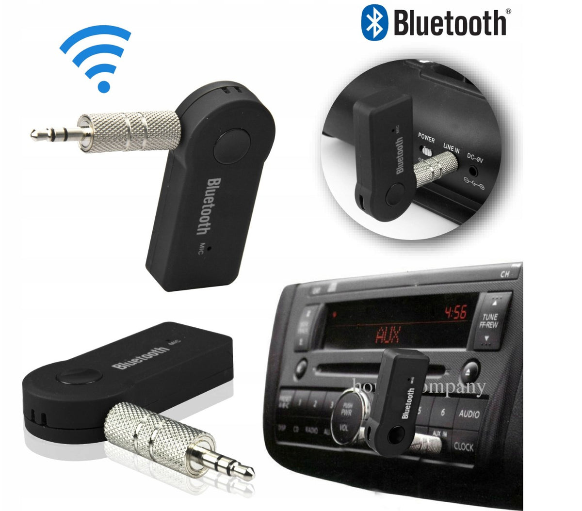 Bluetooth Sound Receiver Adapter Aux Mini Jack CAR Car Audio