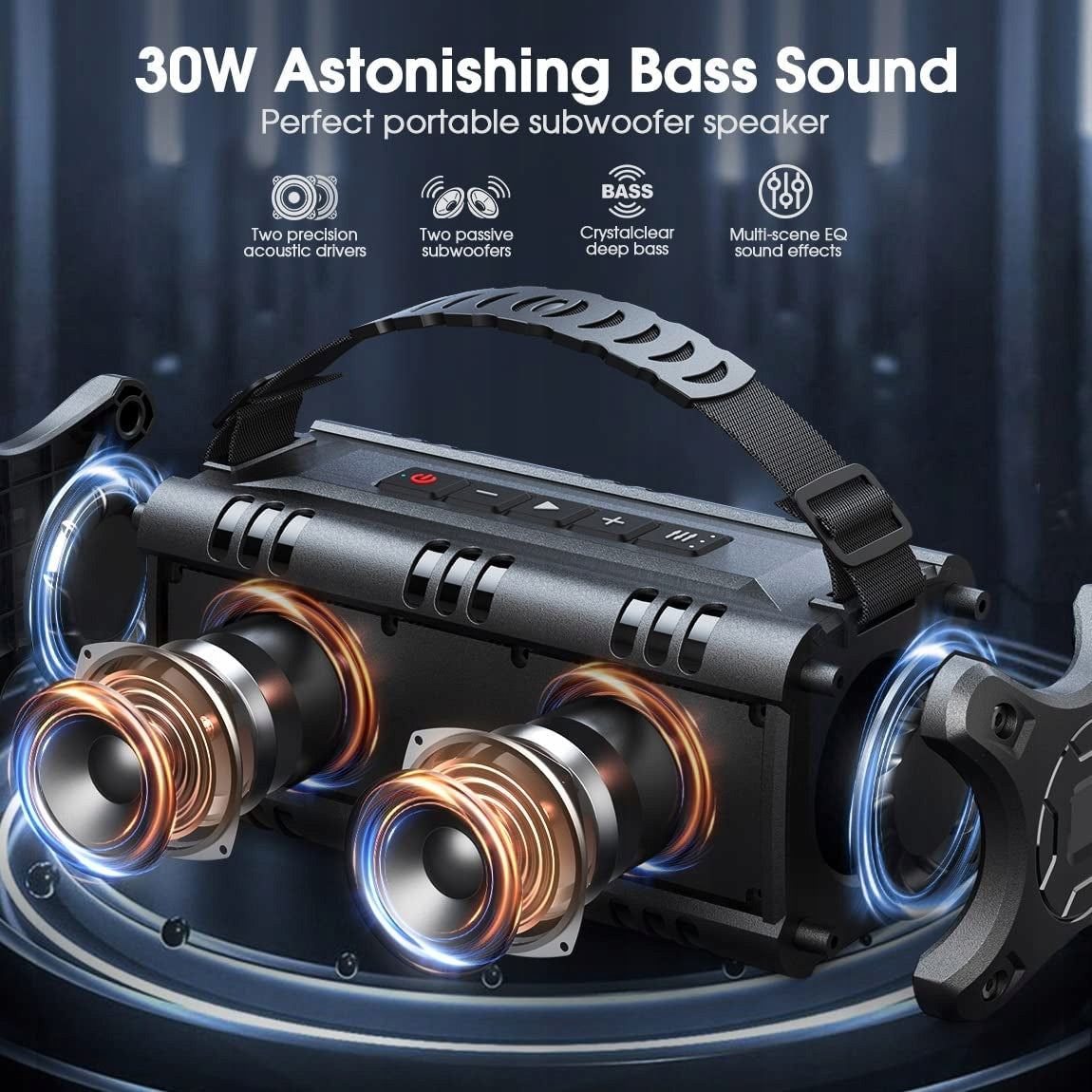 Bluetooth Speaker 30W Bass Powerbank W-KING D8 mini Manufacturer code brak