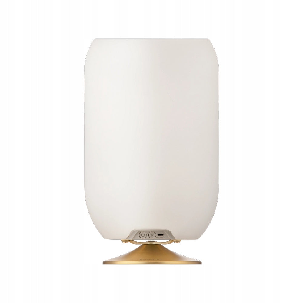 Bluetooth Speaker 3in1 LED Lamp Ice USB-C TWS 10 W Kooduu Atmos Brass
