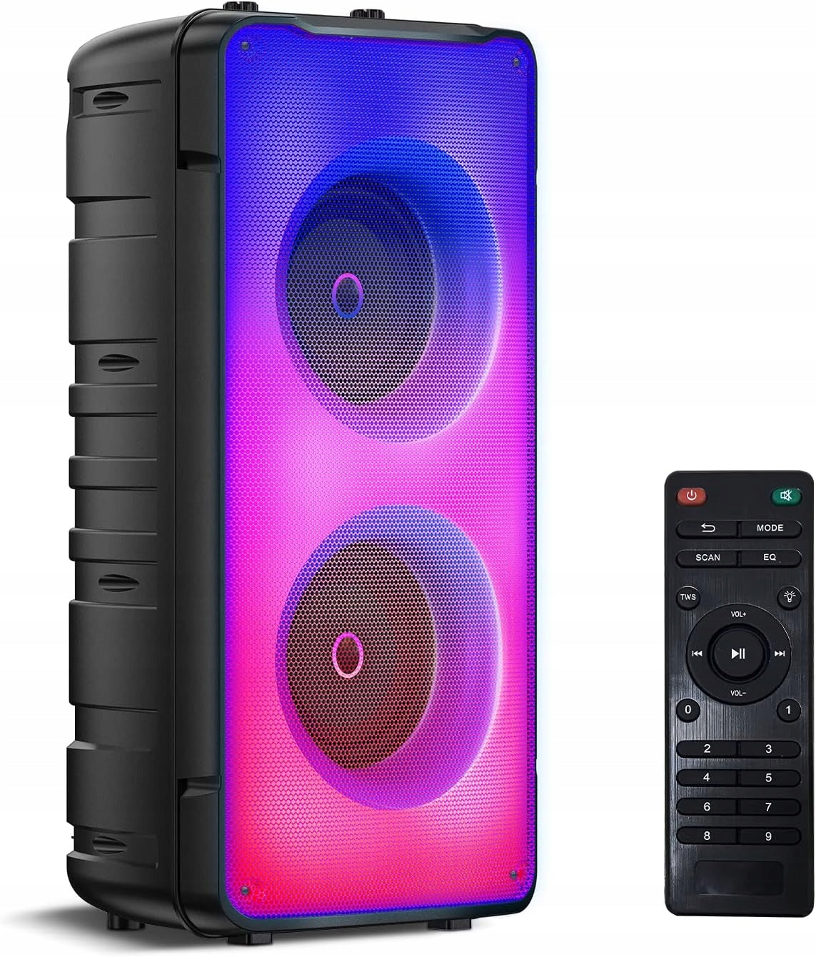 Bluetooth Speaker, 60 W, 5.0, LED CONNECTIVITY LARGE BATTERY