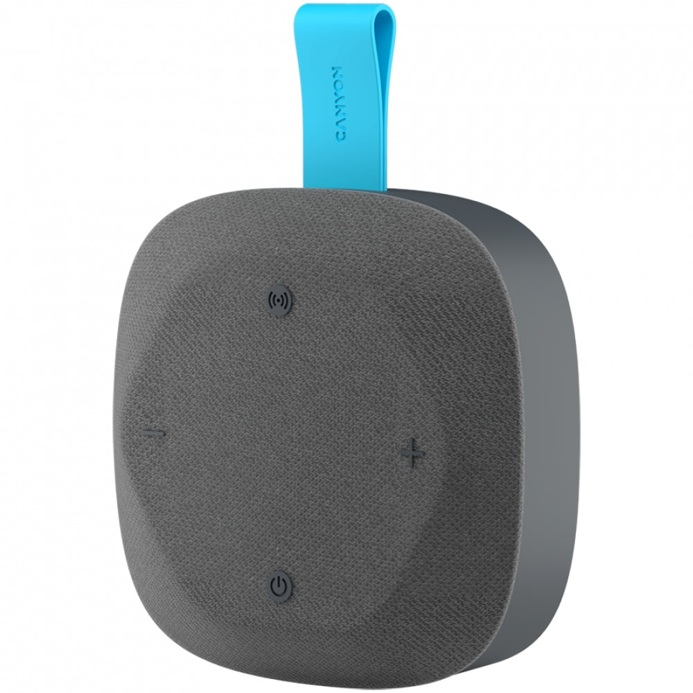 Bluetooth Speaker 8W IPX5 Portable Canyon Hexagon 10 Grey-Blue