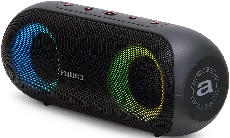 Bluetooth Speaker AIWA BST-650 20W Powerful Bass IPX7 RGB FM Radio TWS Packaging status original