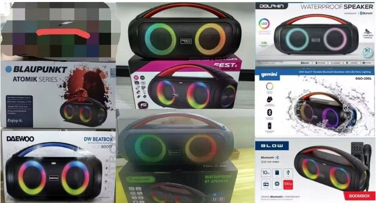 Bluetooth Speaker BKK B62 Boombox 40W Karaoke Wireless Black Manufacturer code B62