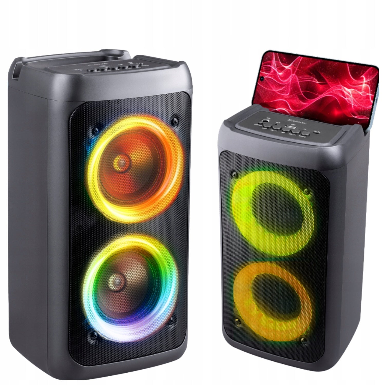 Bluetooth Speaker Boombox Mobile USB RADIO LED Wireless Portable MP3