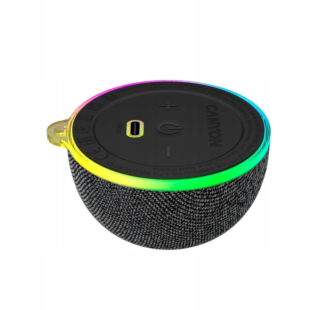 Bluetooth Speaker Canyon OnMove 13 5W Magnetic RGB TWS Black Model other
