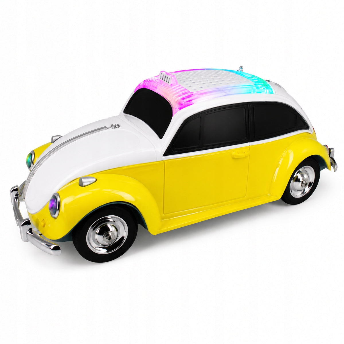 Bluetooth Speaker Car Beetle FM Radio USB MP3 3W Rechargeable White Packaging status original