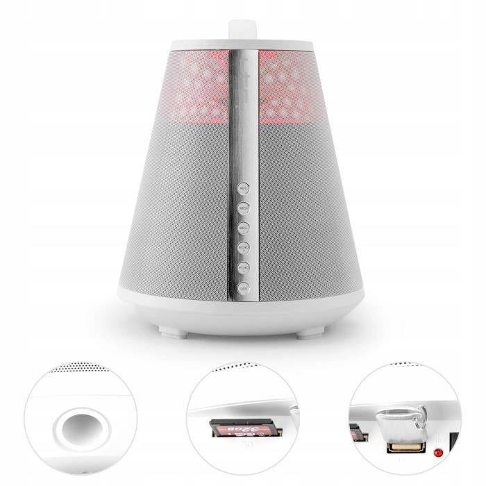 Bluetooth Speaker Color Changing Light LED FM REC Battery 6,5''100W