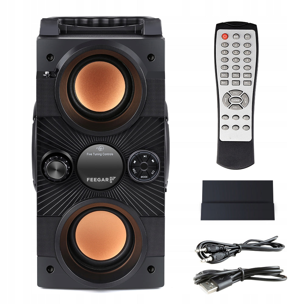 Bluetooth Speaker Feegar Dance Radio USB SD AUX jack 3.5mm KARAOKE MICROPHONE Packaging status original