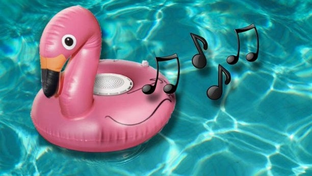Bluetooth Speaker Floating FOR POOL WATER JACUZZI BATHTUB Pattern FLAMINGO Manufacturer code 2582547