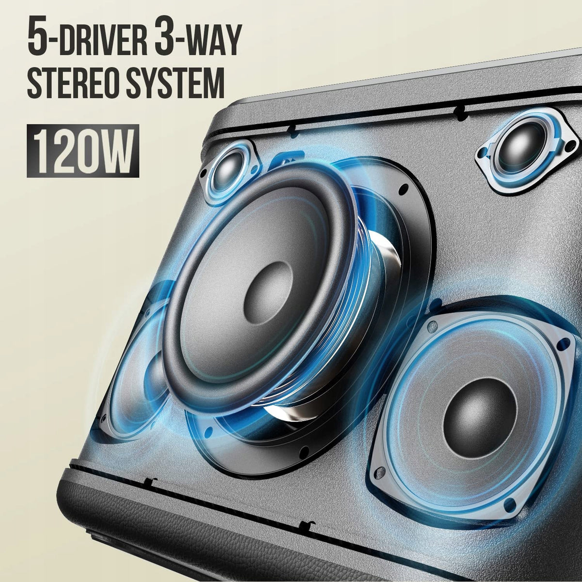 Bluetooth Speaker Large Bluetooth Speaker KARAOKE Party Box RECORDING TOP Brand W-King