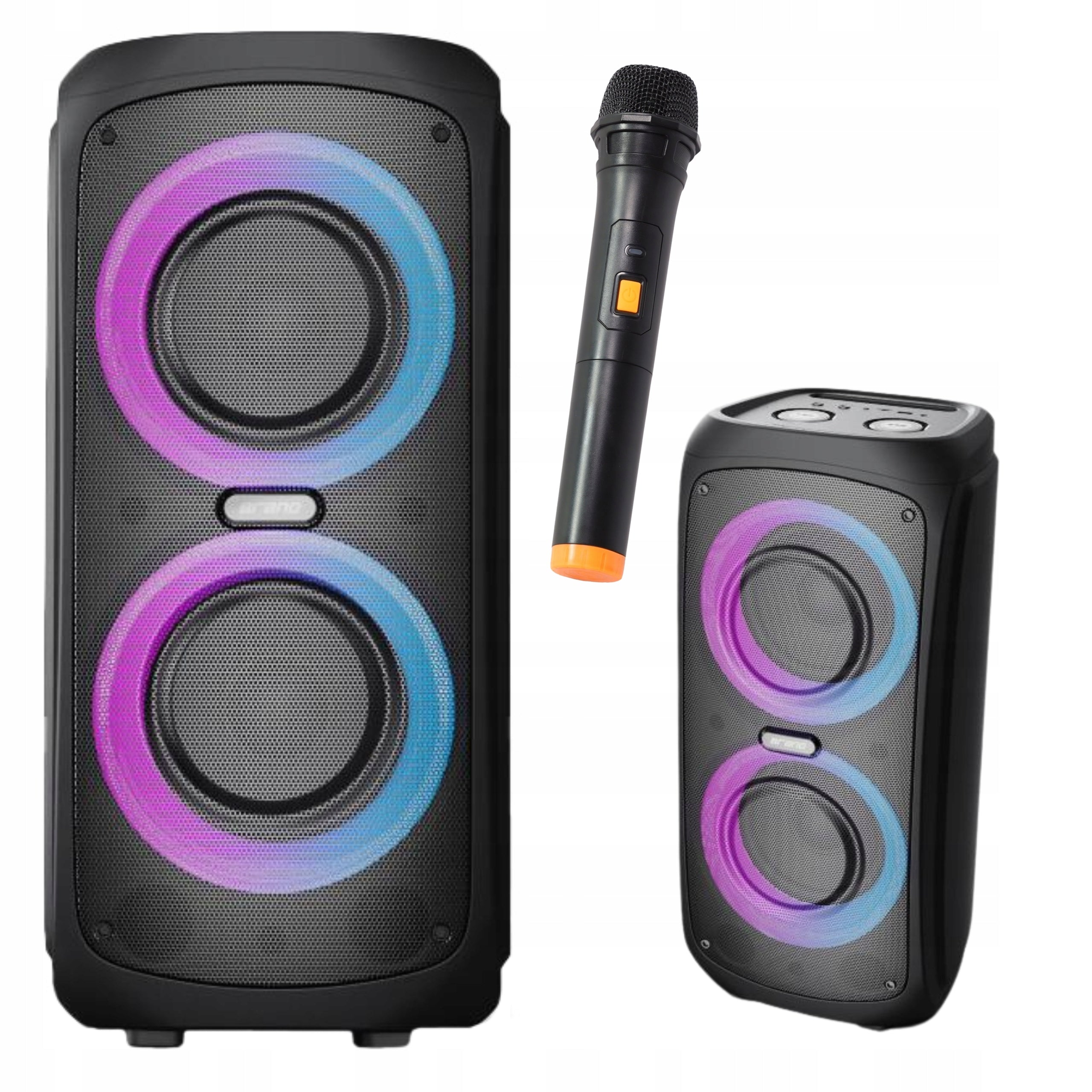 Bluetooth Speaker OPTICUM X11 40W Karaoke RGB LED Microphone Rechargeable
