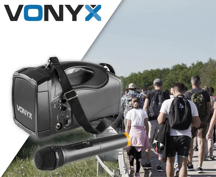 Bluetooth Speaker Outdoor SOUND SYSTEM MICROPHONE Brand Vonyx