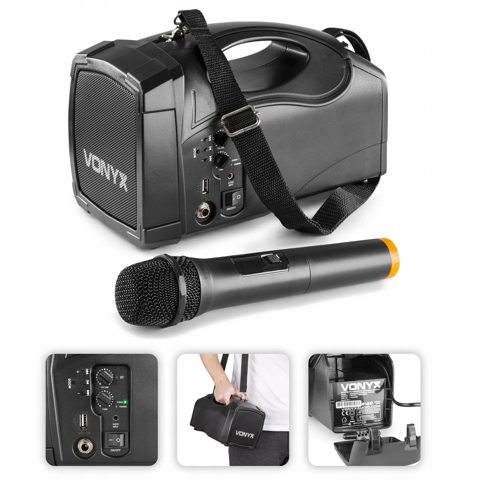 Bluetooth Speaker Outdoor SOUND SYSTEM MICROPHONE