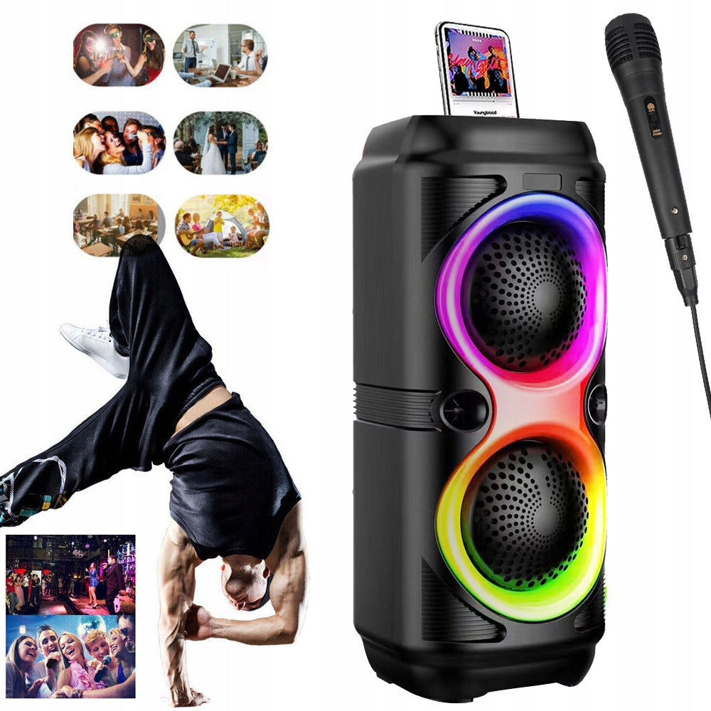 Bluetooth Speaker Portable Karaoke 200W Power Audio Microphone Model other