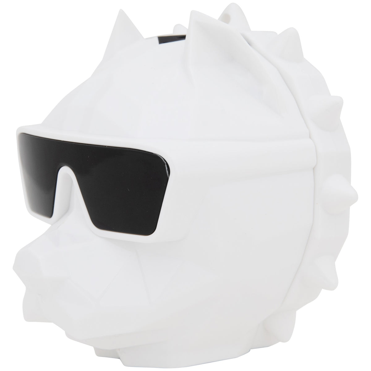 Bluetooth Speaker Portable Mobile 5W LED MicroUSB Dog Head White