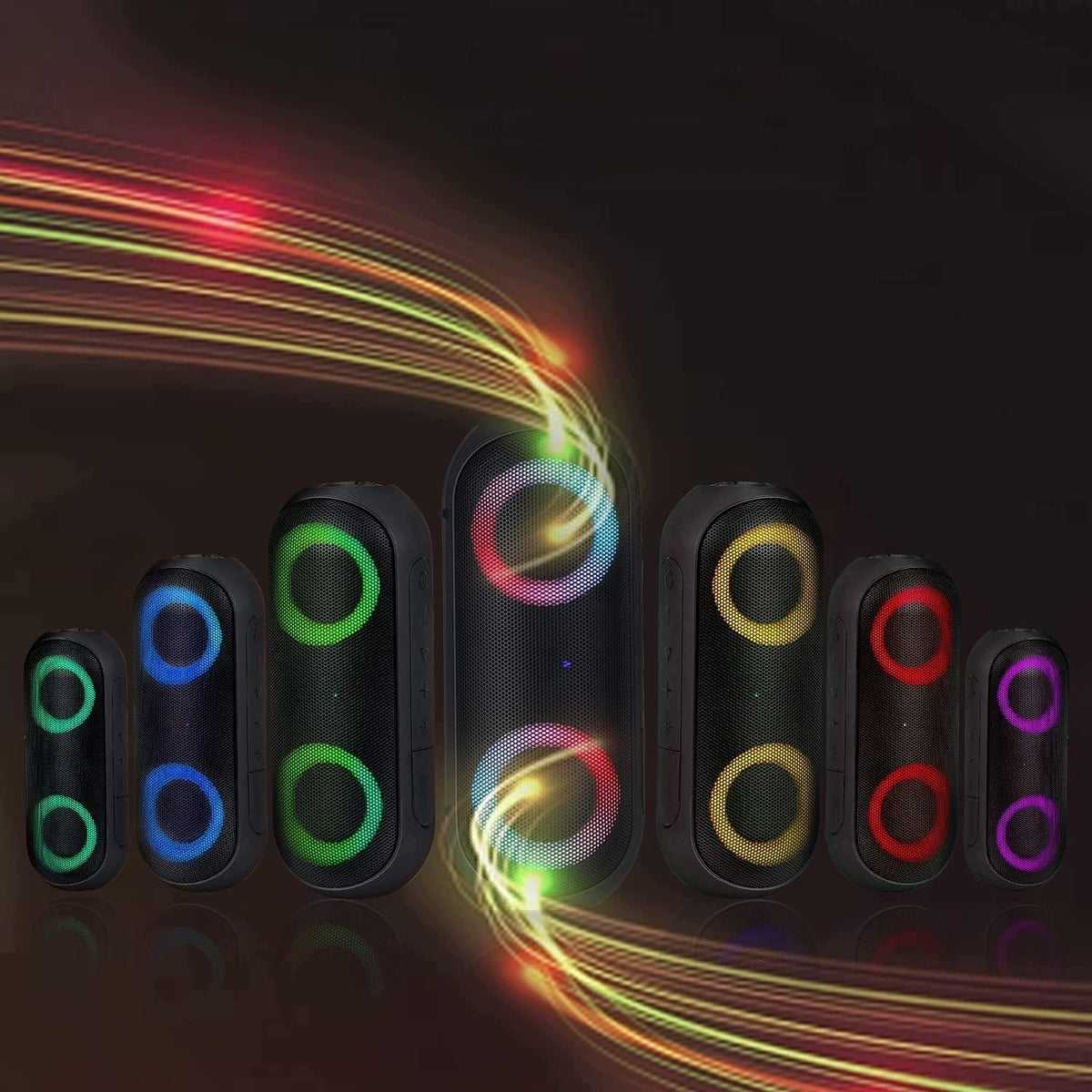 Bluetooth Speaker Portable Music Waterproof 24h RGB 30W Stereo Manufacturer code Głośnik Bluetooth przenośny muzyczny wodoszcz